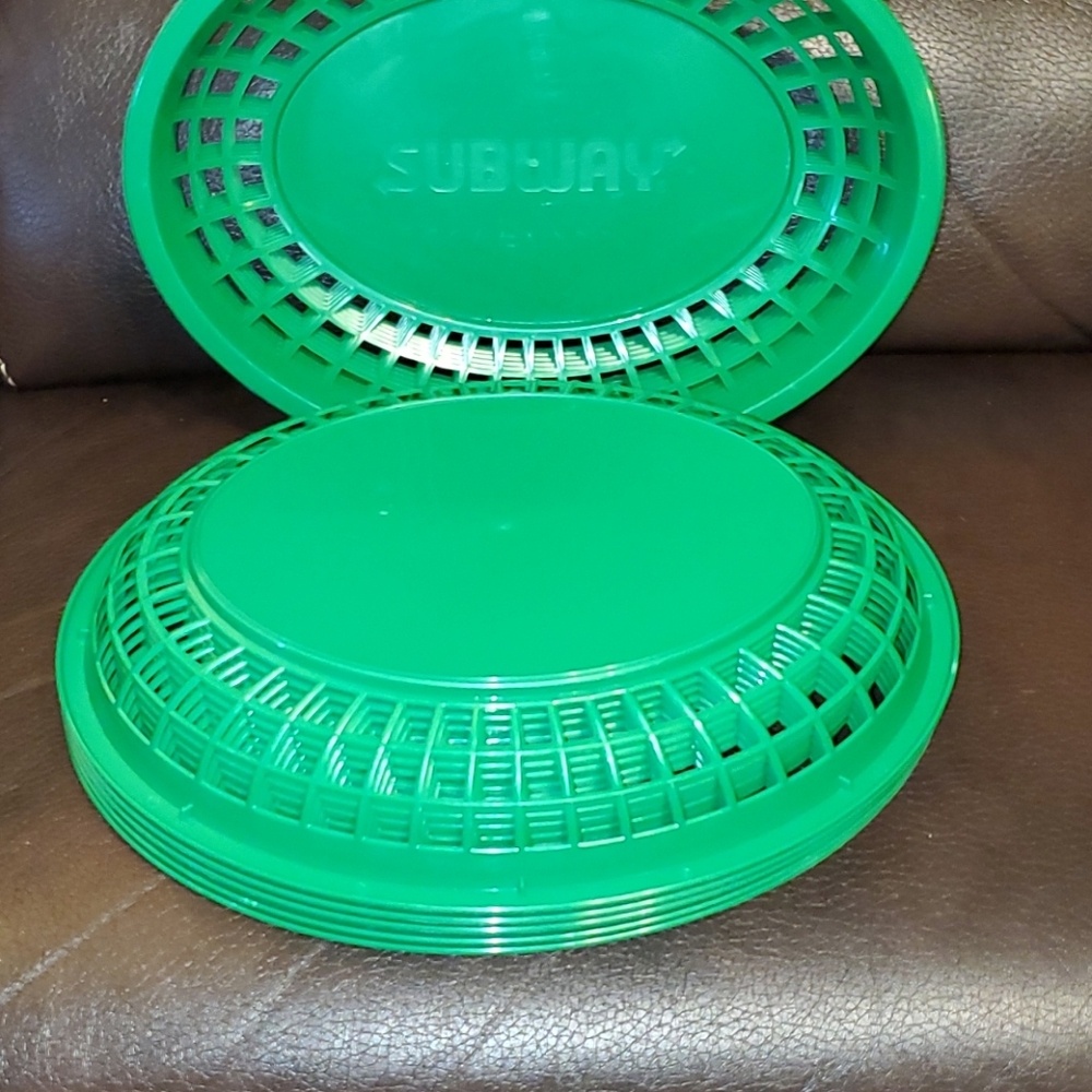 10 New subway baskets 11.5 x 9 serving tray - Picture 2 of 2